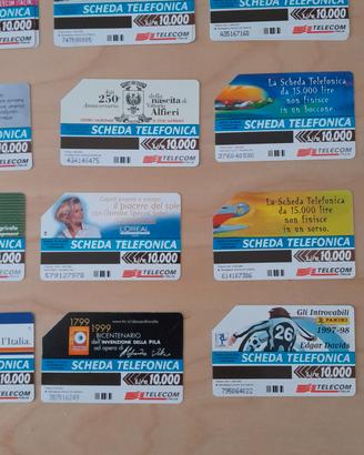 SCHEDE CARTE TELEFONICHE SIP TELECOM BARATTO