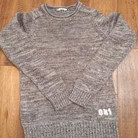 maglione ragazzo 15 anni grigio