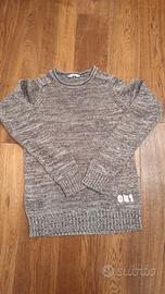 maglione ragazzo 15 anni grigio