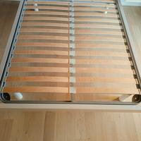 rete doghe matrimoniale con materassi