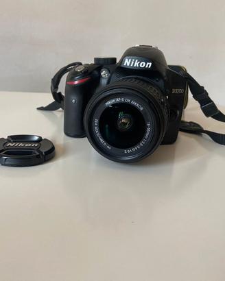 Fotocamera Reflex Nikon D3200 + 2 obiettivi