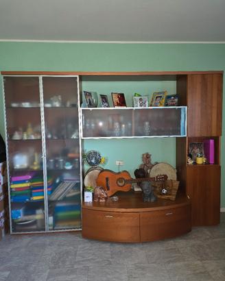 Mobile parete in ciliegio