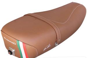 Sella Elite Marrone Cuoio tricolore e Scritta post