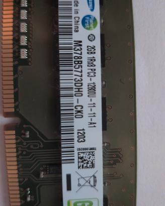 ram PC3 12000.  2gb