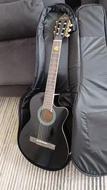 Chitarra Harley Benton con custodia e treppiede