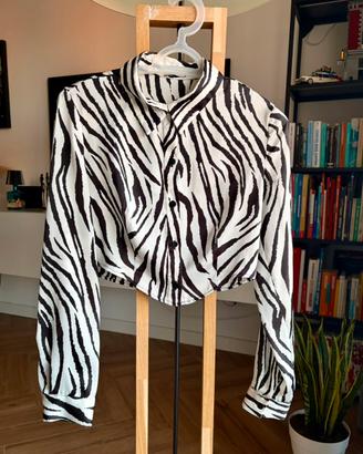 Camicia zebrata bershka