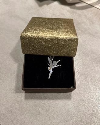 Collanina Trilly in argento con puntino in oro