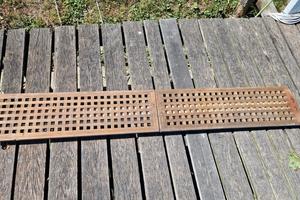 Passerella teak e alluminio