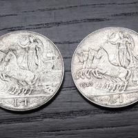 ARGENTO _ 1 lira 1912 1913 ITALIA REGNO