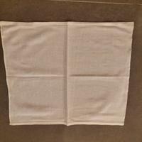 tovagliolo in cotone bianco vintage 