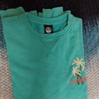 felpa north sail  colore verde acqua misura M