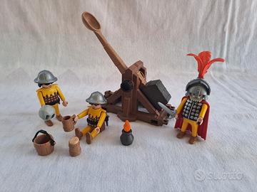 playmobil 3653 cavalieri del leone con catapulta