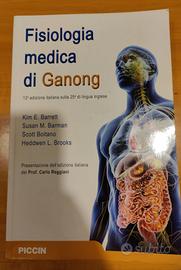 Libro Fisiologia medica di Ganong PICCIN 13ªed.ITA