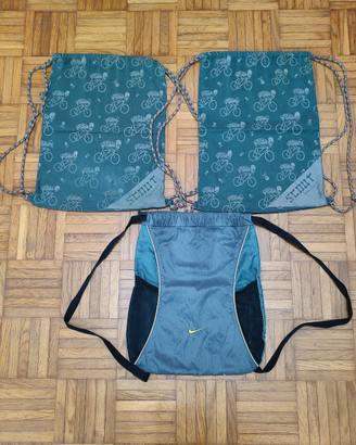 Sacche zainetto Nike e Scout