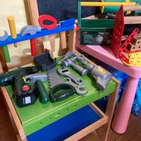 Giochi bambino legno costruzioni lego mobili