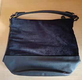 Borsa a spalla OVS – Nero e velluto