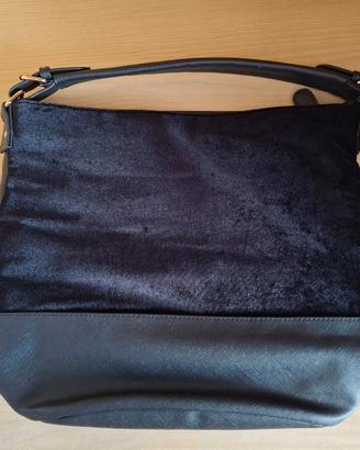 Borsa a spalla OVS – Nero e velluto