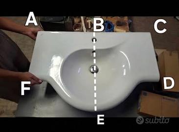 Lavabo in ceramica