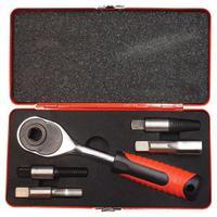 Estrattore per tubi filettati 3/8 e 1/2 in kit con