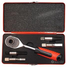 Estrattore per tubi filettati 3/8 e 1/2 in kit con