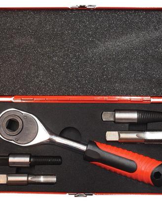 Estrattore per tubi filettati 3/8 e 1/2 in kit con