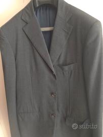 giacca Isaia sartoriale grigio scuro 