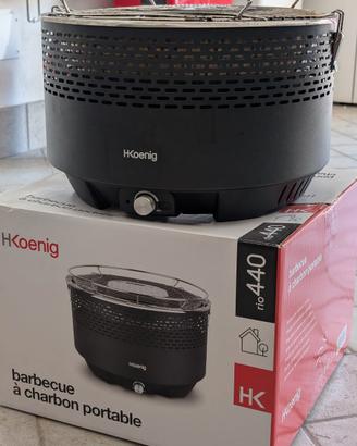 Barbecue Portatile a Carbonella H.Koenig RIO440