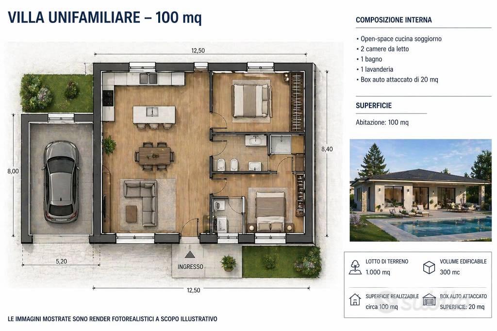 Terreno di 1000 m² a Pino Torinese - Vista 2