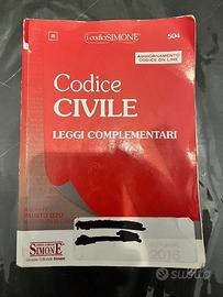 Codice civile e leggi complementari. Simone. 2016