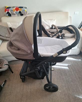 Trio CAM Taski Sport melange beige + base isofix