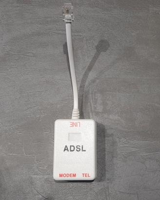 Filtro ADSL connessione linea telefonica