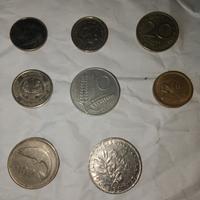 set di monete da tutta Europa e americana 