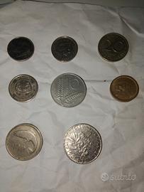 set di monete da tutta Europa e americana 
