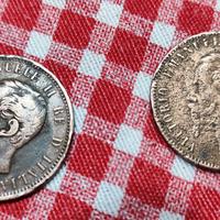 monete 10 centesimi del 1866 e 1867
