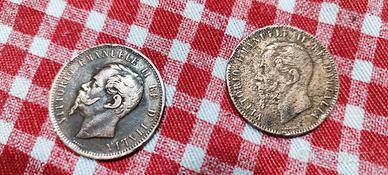 monete 10 centesimi del 1866 e 1867