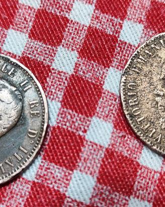 monete 10 centesimi del 1866 e 1867