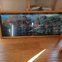 Grande stampa Giardino giapponese con cornice