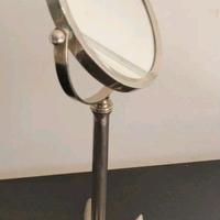 Specchio da tavolo vintage anni 70 con base stella