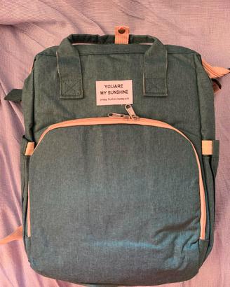 Zaino fasciatoio con lettino