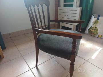 SEDIA ANNI 60 RIFODERATA ANUOVO