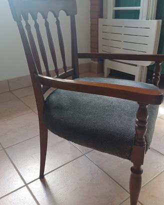 SEDIA ANNI 60 RIFODERATA ANUOVO