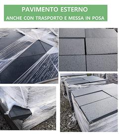 Lastre in pietra x pavimento nuove minimo 20 mq