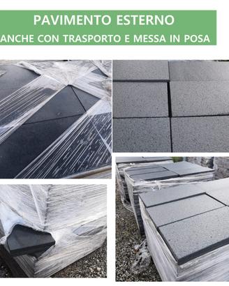 Lastre in pietra x pavimento nuove minimo 20 mq