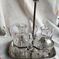 set ampolle vintage Olio e aceto 