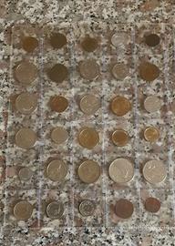 25 monete prima dell'euro+ 5 monete Svizzera