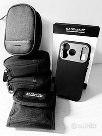Sandmark kit fotografia: cover in silicone e lenti