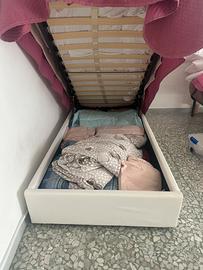 Letto singolo a casettone
