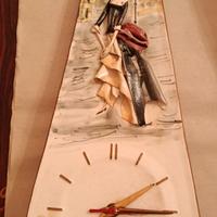 orologio da parete nuovo vintage anni 70