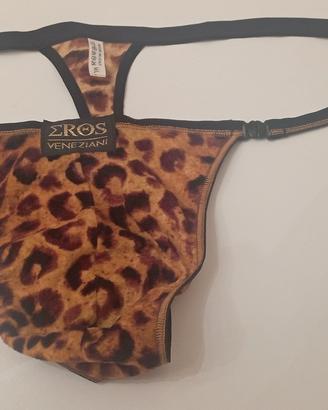 Tanga uomo leopardato 