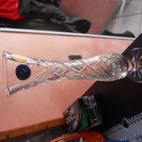 vaso portafiore in cristallo